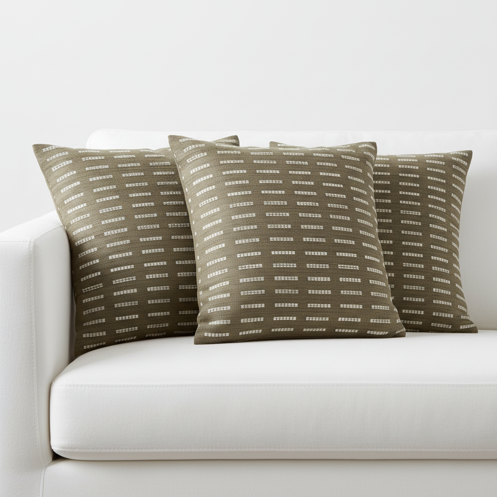 Dash Silk Pillow pair