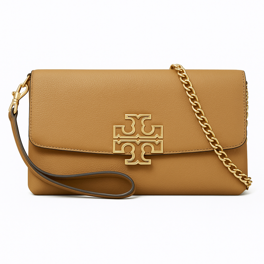 Tory Burch ~ Britten Chain Wallet with Wristlet Crossbody