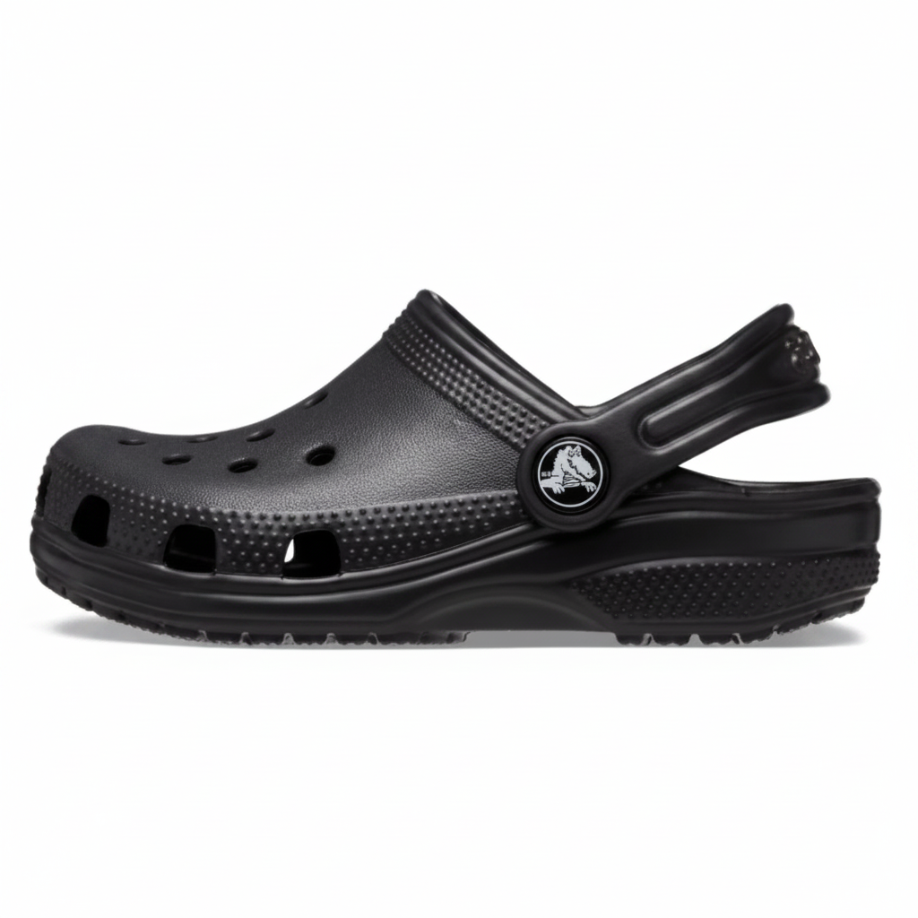 Crocs Classic Clog K Black - side profile 1:1
