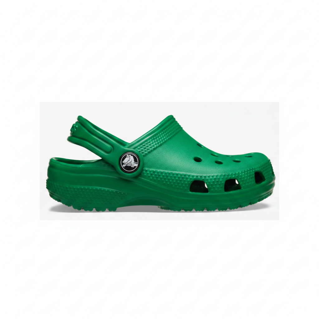 Crocs Classic Clog K Green Ivy - side profile 1:1
