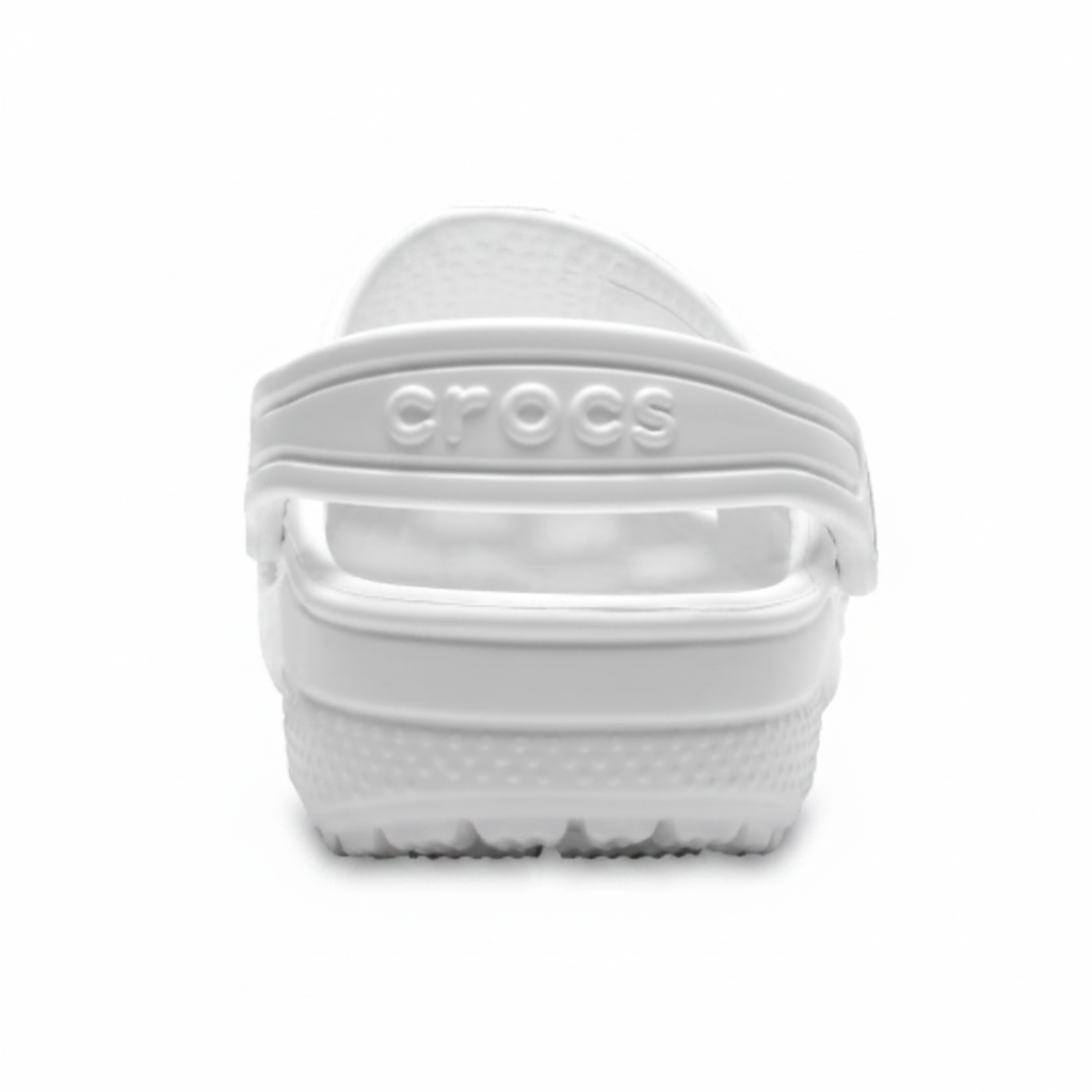 Crocs Classic Clog K White - back heel view 1:1
