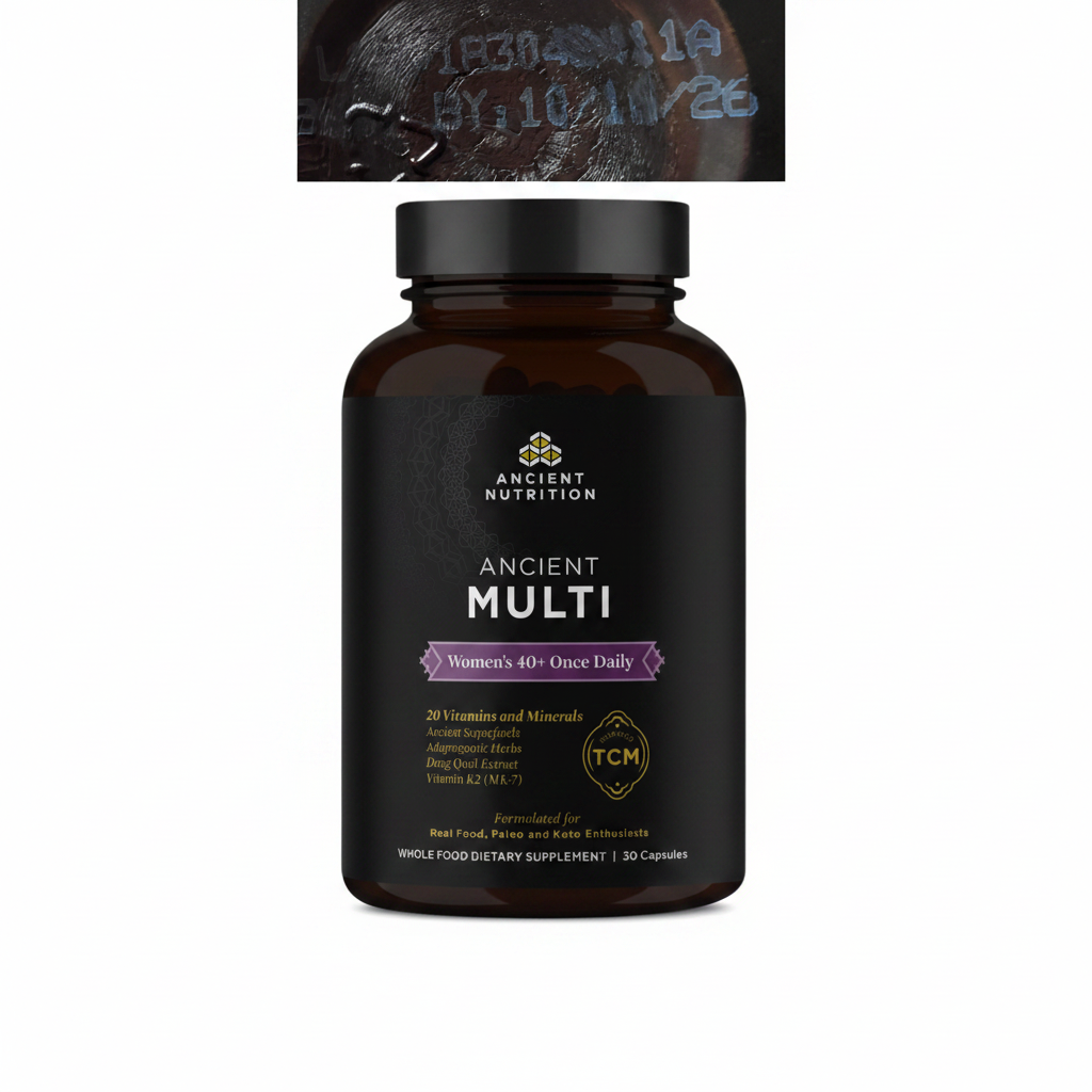 Ancient Nutrition Women's Multi 40+ LOT EXP