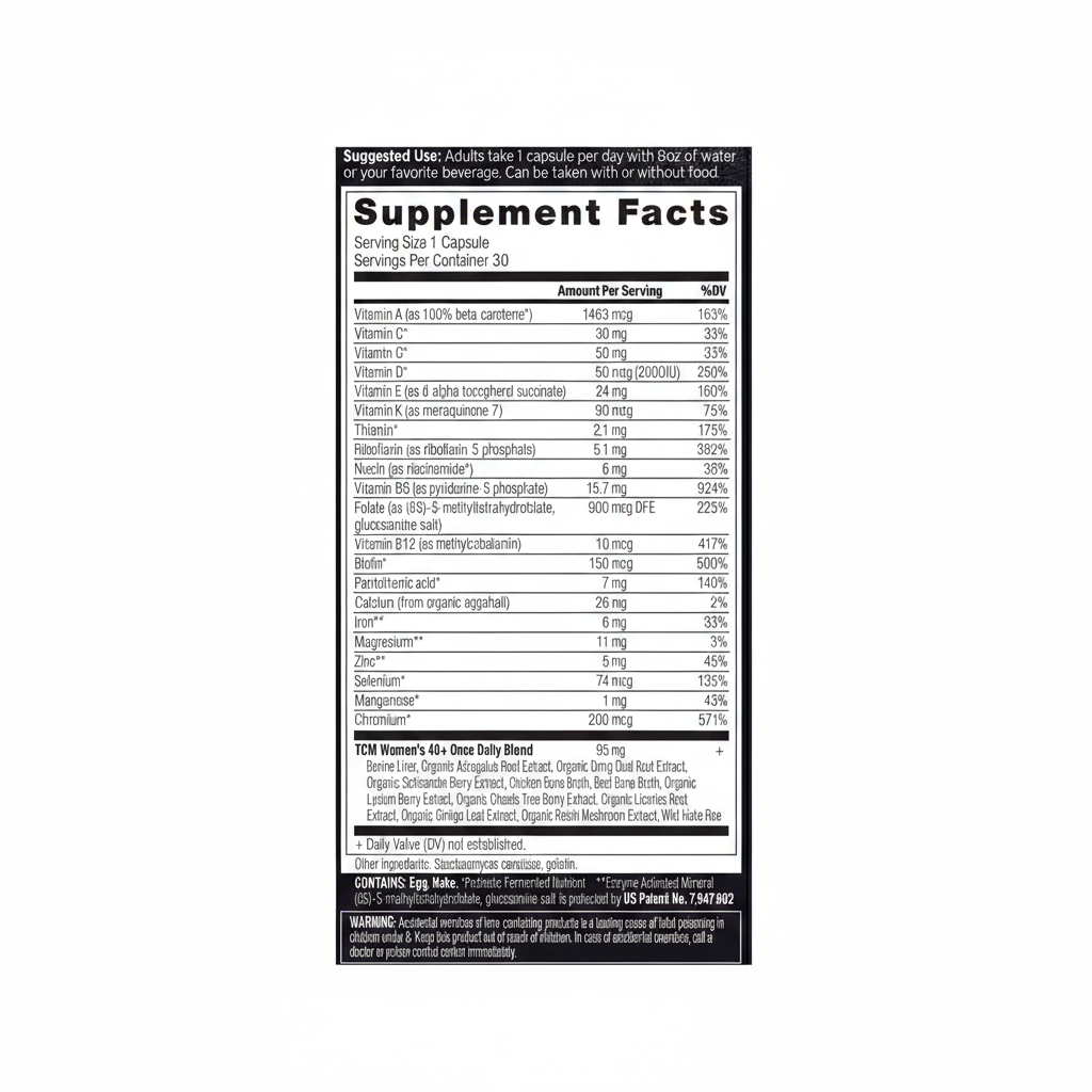 Ancient Nutrition Women's Multi Supplement Facts Retry