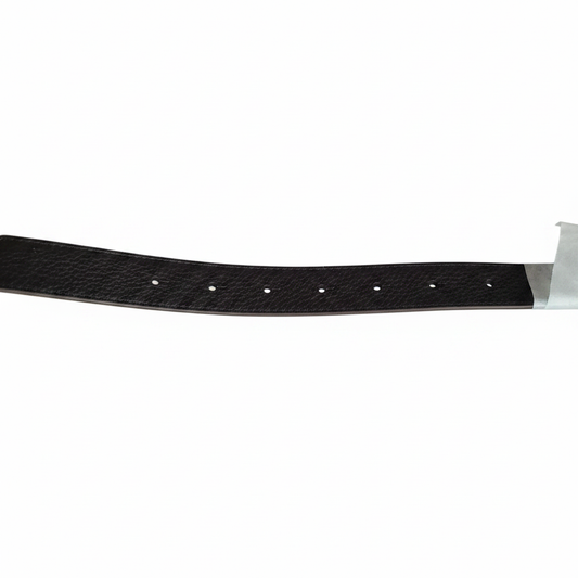 Belt Dark Brown - White BG