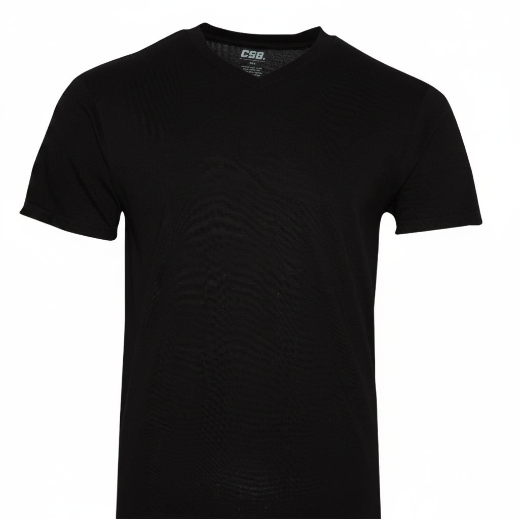 Black v-neck 1:1