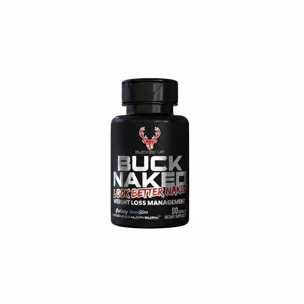 Buck Naked Bottle Front
