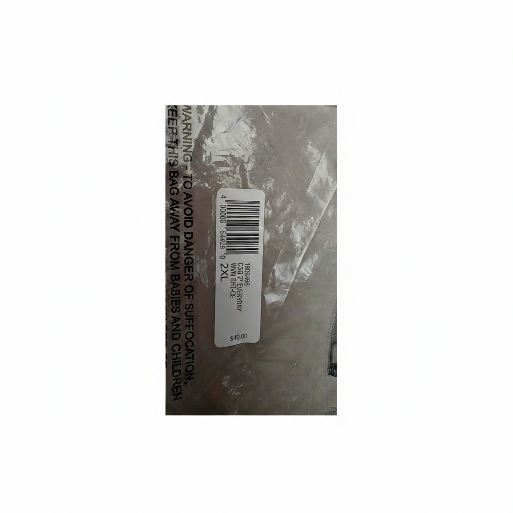 Cement label 1:1 padded
