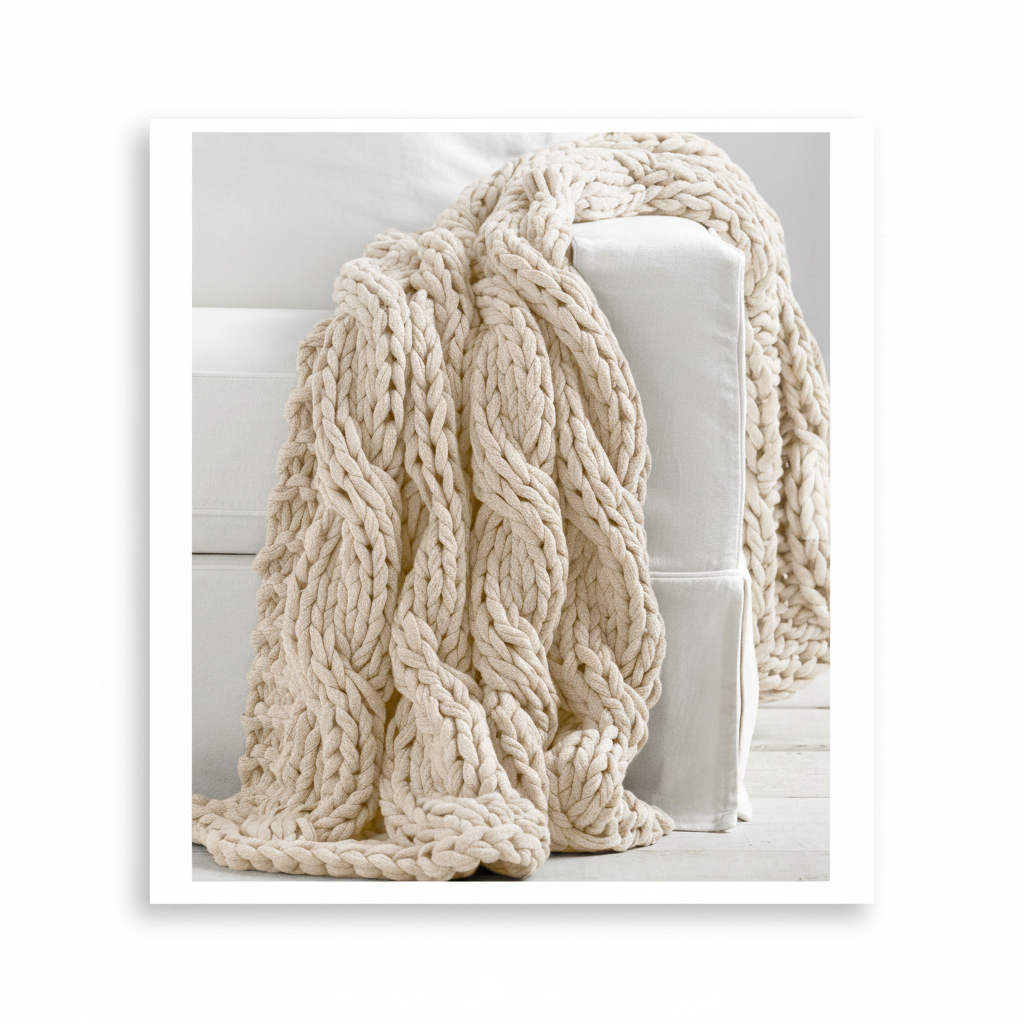 Colossal Knit Throw sofa