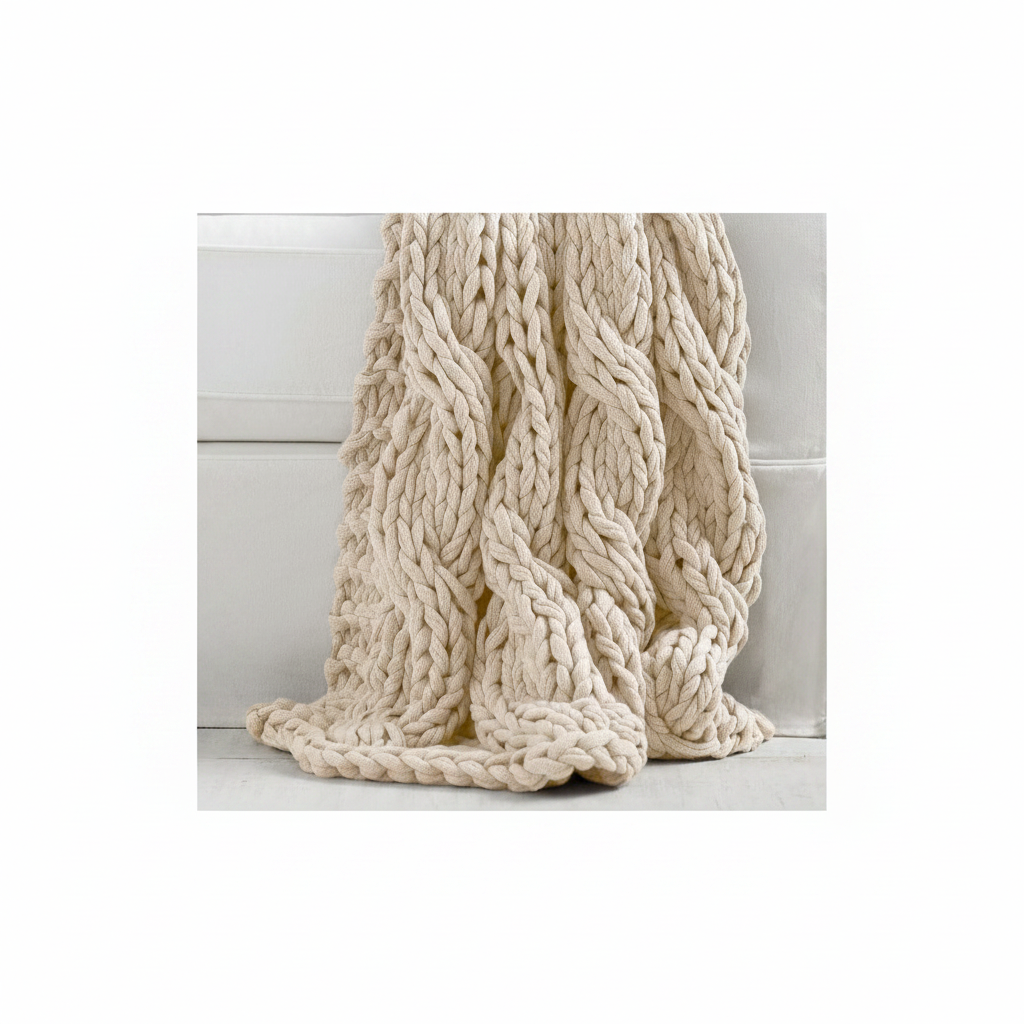 Colossal Knit Throw wall