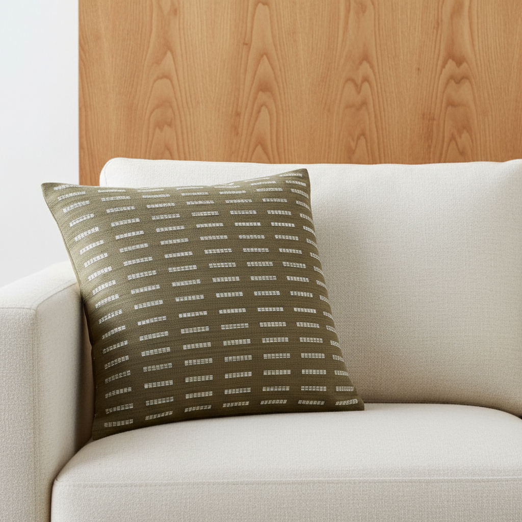 Dash Silk Pillow sofa