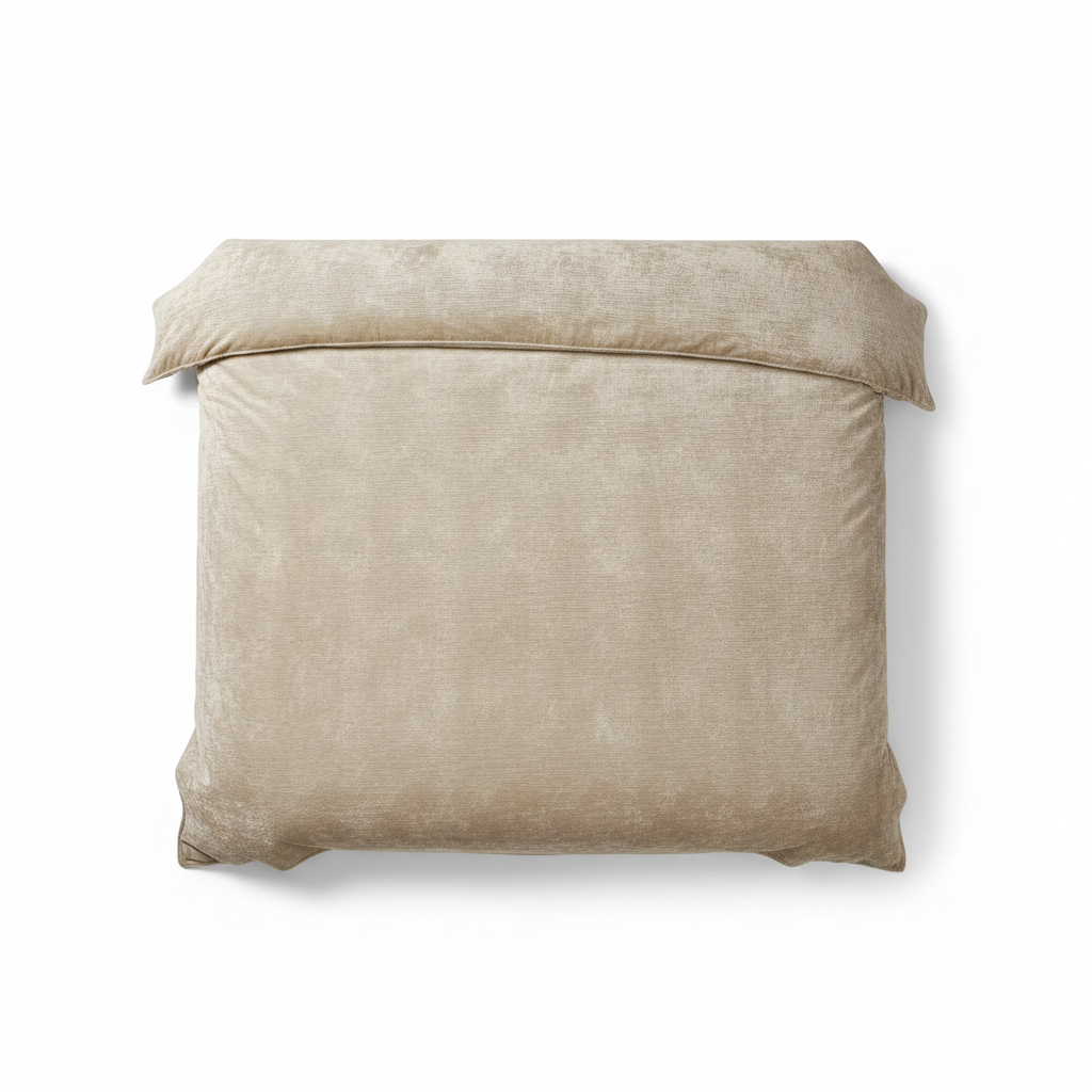 Duvet flat lay