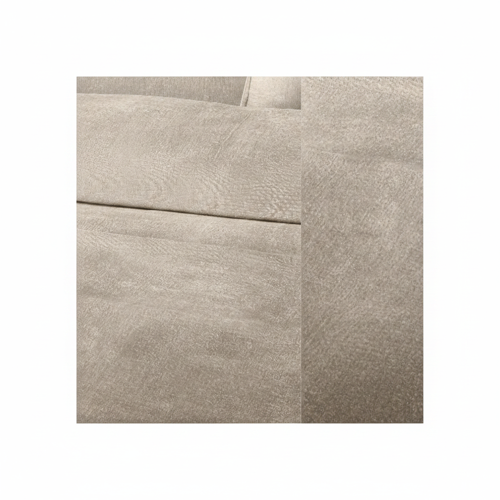 Duvet texture collage white square