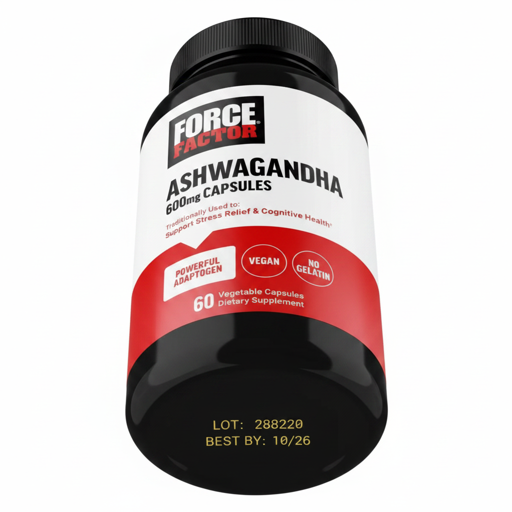 Force Factor Ashwagandha Lot Info