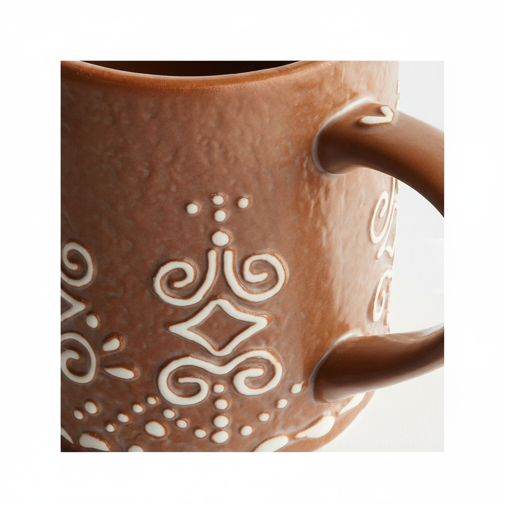 Gingerbread Mugs detail