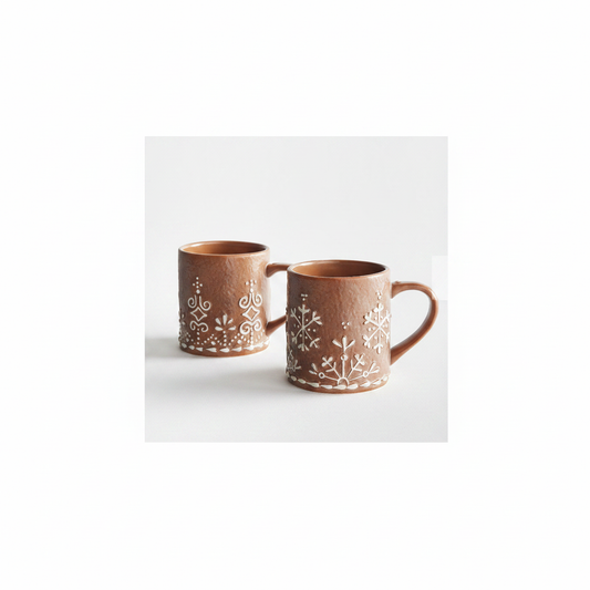 Gingerbread Mugs pair