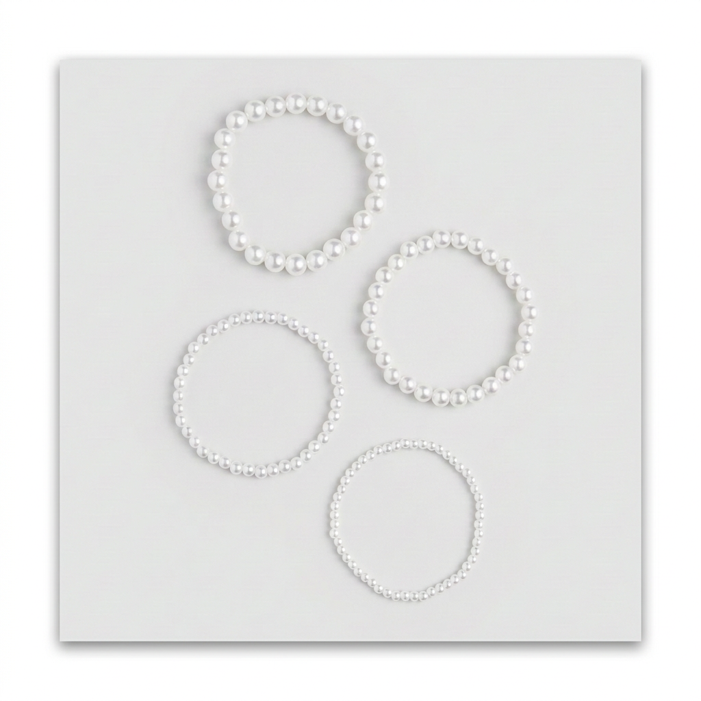 hm-4-pack-white-beaded-bracelets-flat-lay-gray-inset-white-background