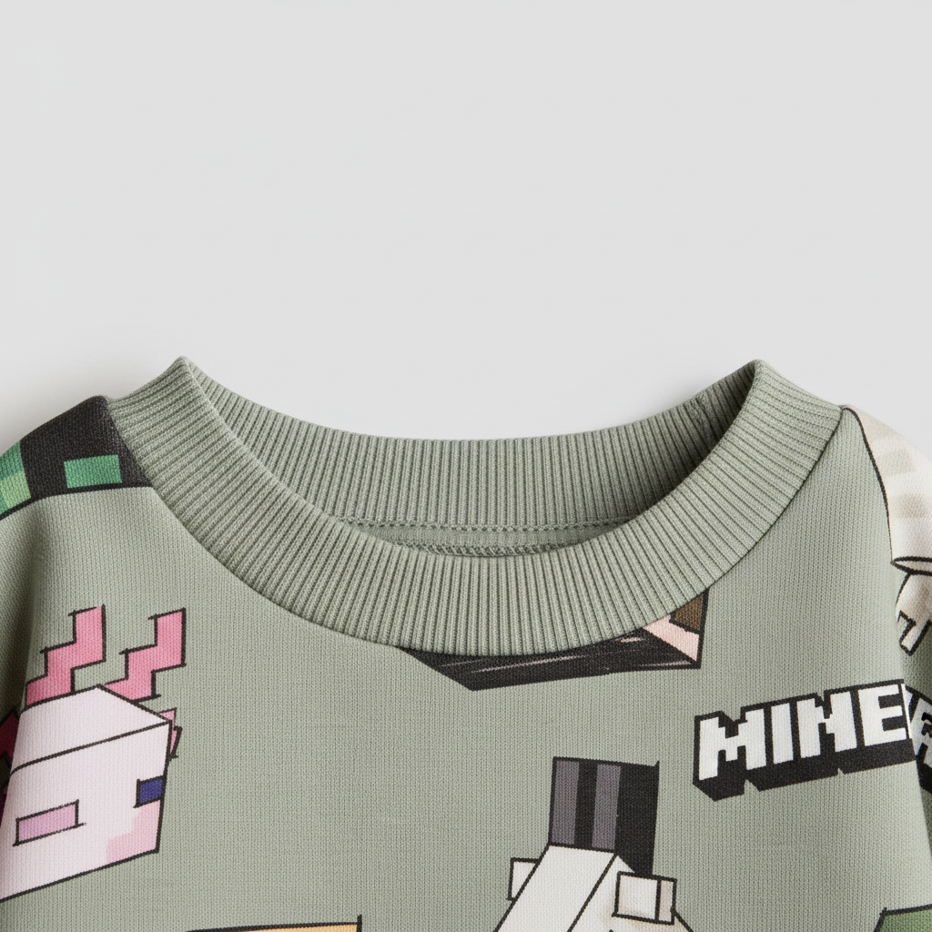 hm-kids-oversized-sweatshirt-dusty-green-minecraft-ribbed-neckline-1x1
