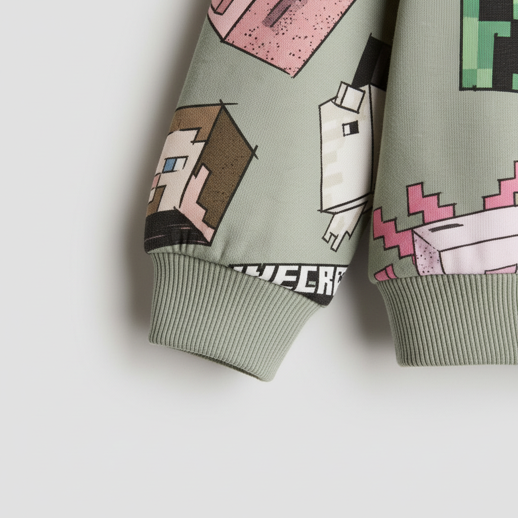 hm-kids-oversized-sweatshirt-dusty-green-minecraft-ribbed-sleeve-cuff-1x1