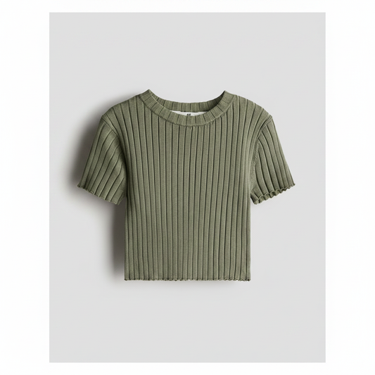 hm-kids-ribbed-knit-top-khaki-green-front-flat-lay-1x1