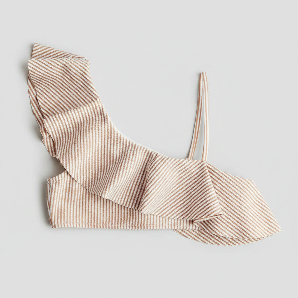 hm-kids-striped-one-shoulder-bikini-2pc-light-brown-ruffle-top-detail-1x1