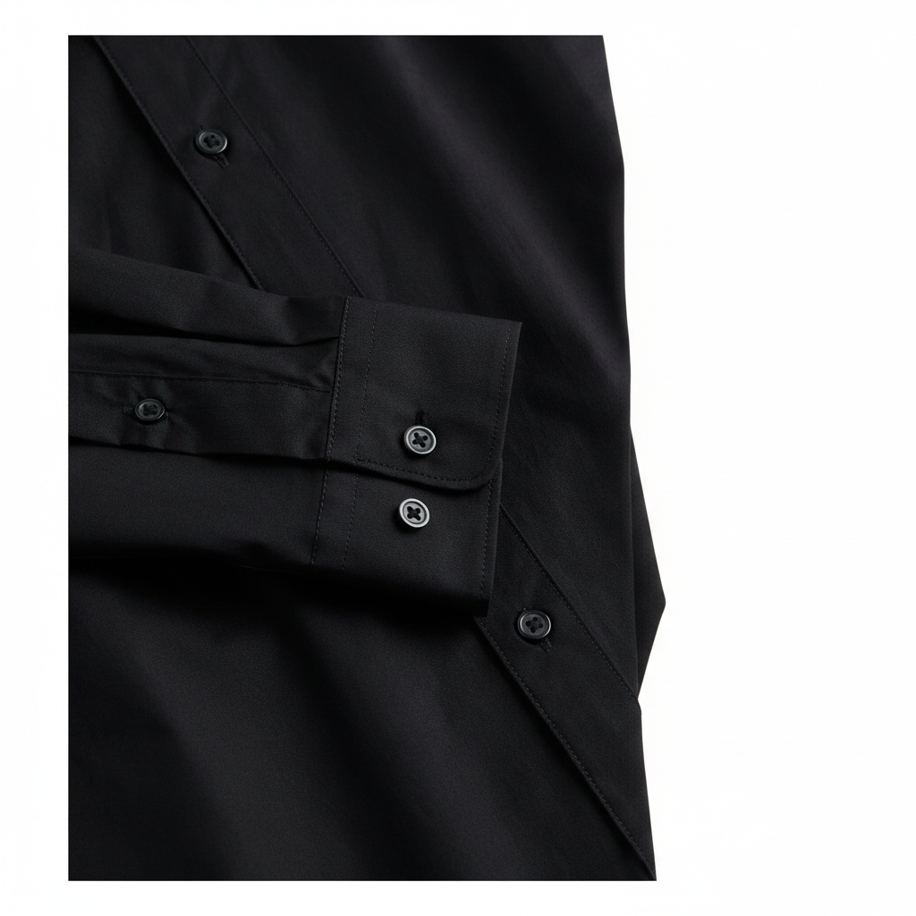 hm-mens-muscle-fit-band-collar-shirt-coupe-athletique-black-sleeve-barrel-cuff-detail-padded-1x1