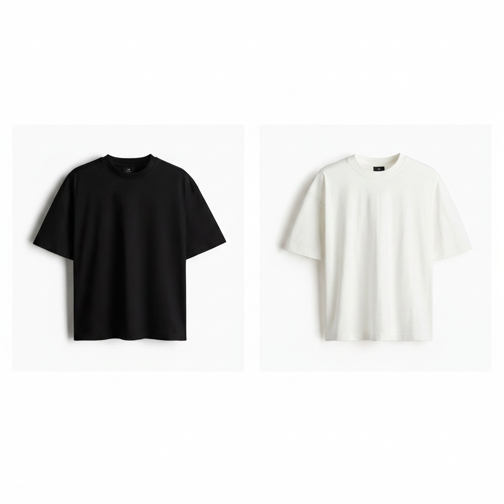 hm-mens-oversized-loose-fit-cotton-tshirt-black-white-sidebyside-collage-1x1