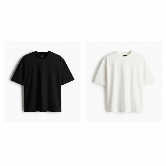 hm-mens-oversized-loose-fit-cotton-tshirt-black-white-sidebyside-collage-1x1