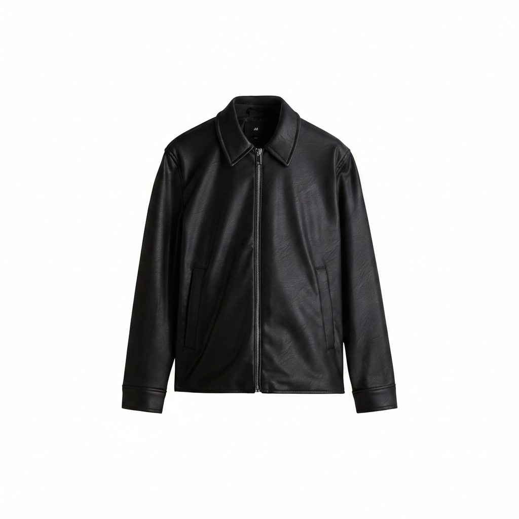 hm-mens-regular-fit-faux-leather-jacket-black-xl-front-flat-lay-padded-1x1