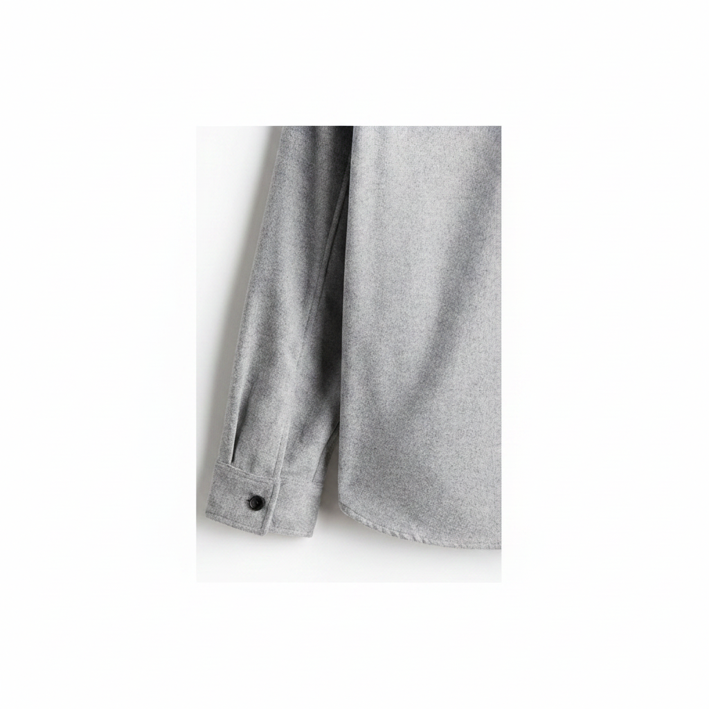 hm-mens-regular-fit-felted-overshirt-gray-m-sleeve-cuff-detail-padded-1x1