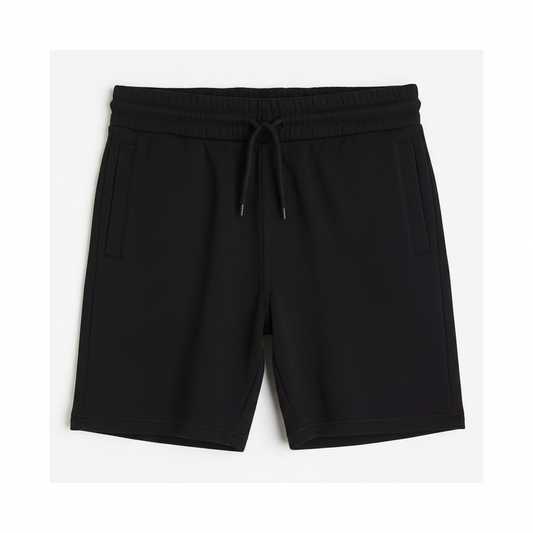 hm-mens-regular-fit-mid-length-sweatshorts-black-front-flat-lay-padded-1x1