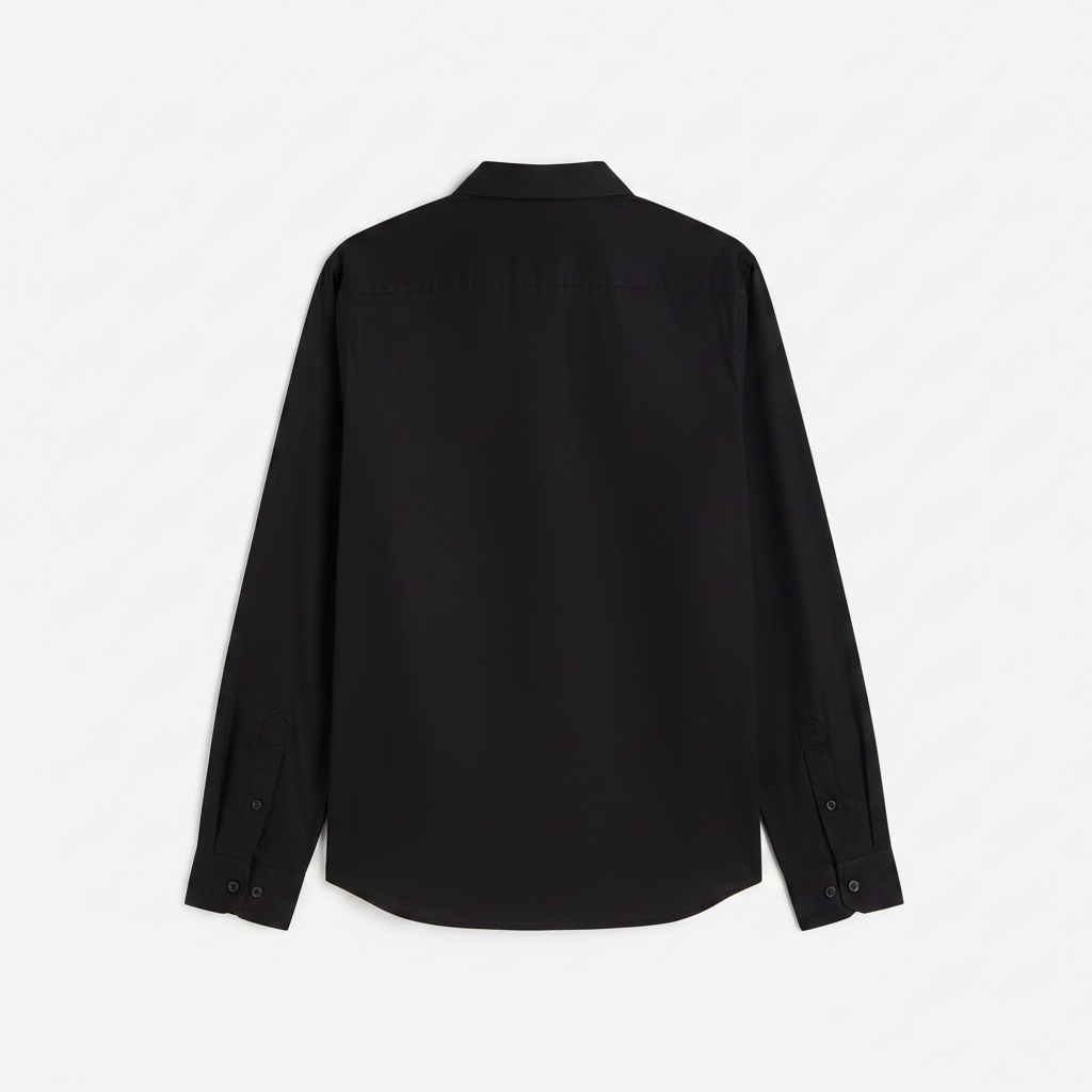 hm-mens-regular-fit-poplin-shirt-coupe-standard-satin-feel-black-back-flat-lay-padded-1x1