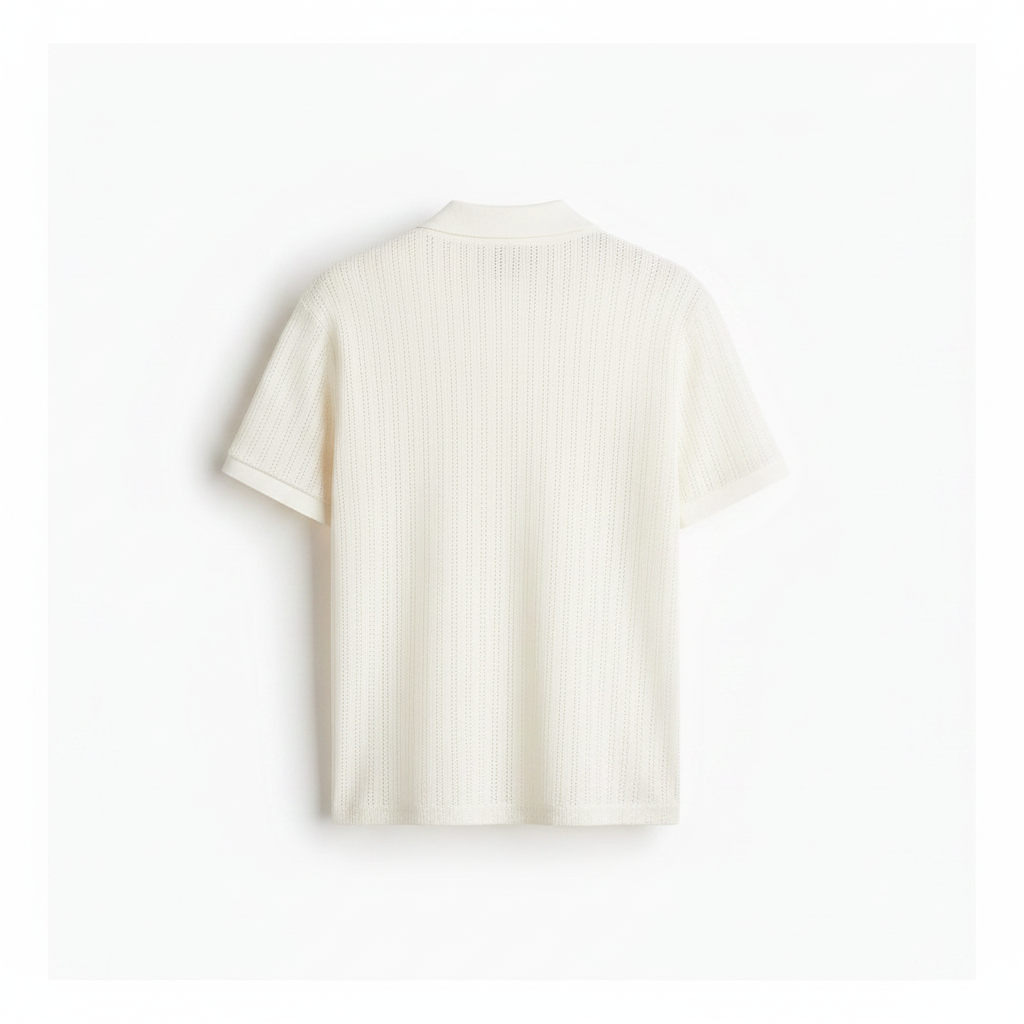 hm-mens-regular-fit-short-sleeve-hole-patterned-polo-shirt-cream-back-flat-lay-padded-1x1