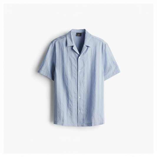 hm-mens-regular-fit-textured-weave-resort-short-sleeve-shirt-light-blue-front-flat-lay-padded-1x1