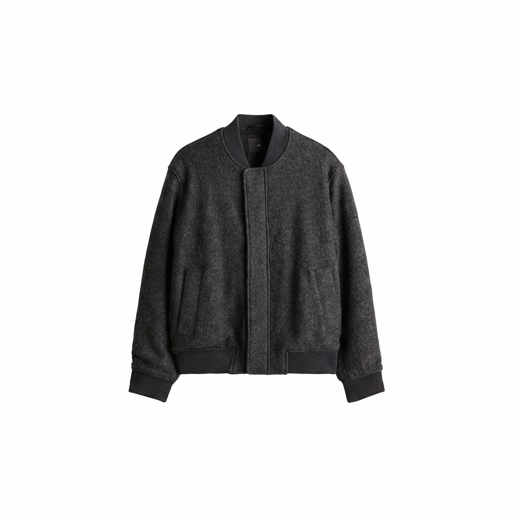 hm-mens-regular-fit-wool-blend-bomber-jacket-black-m-front-flat-lay-padded-1x1