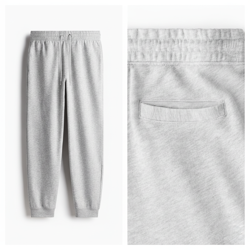 hm-mens-relaxed-fit-tapered-sweatpants-gray-melange-collage-front-backpocket-2panel-1x1