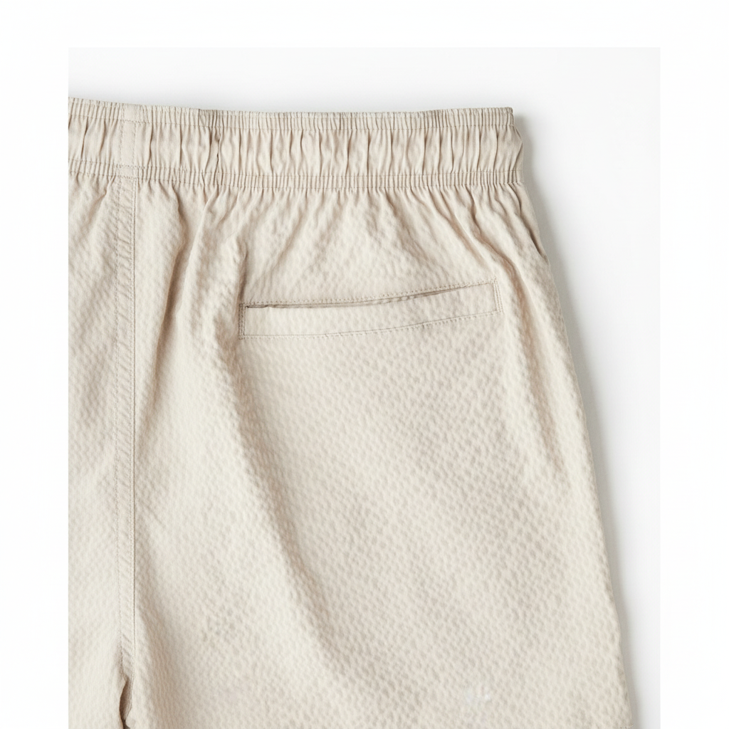 hm-mens-seersucker-swim-shorts-beige-back-pocket-detail-padded-1x1