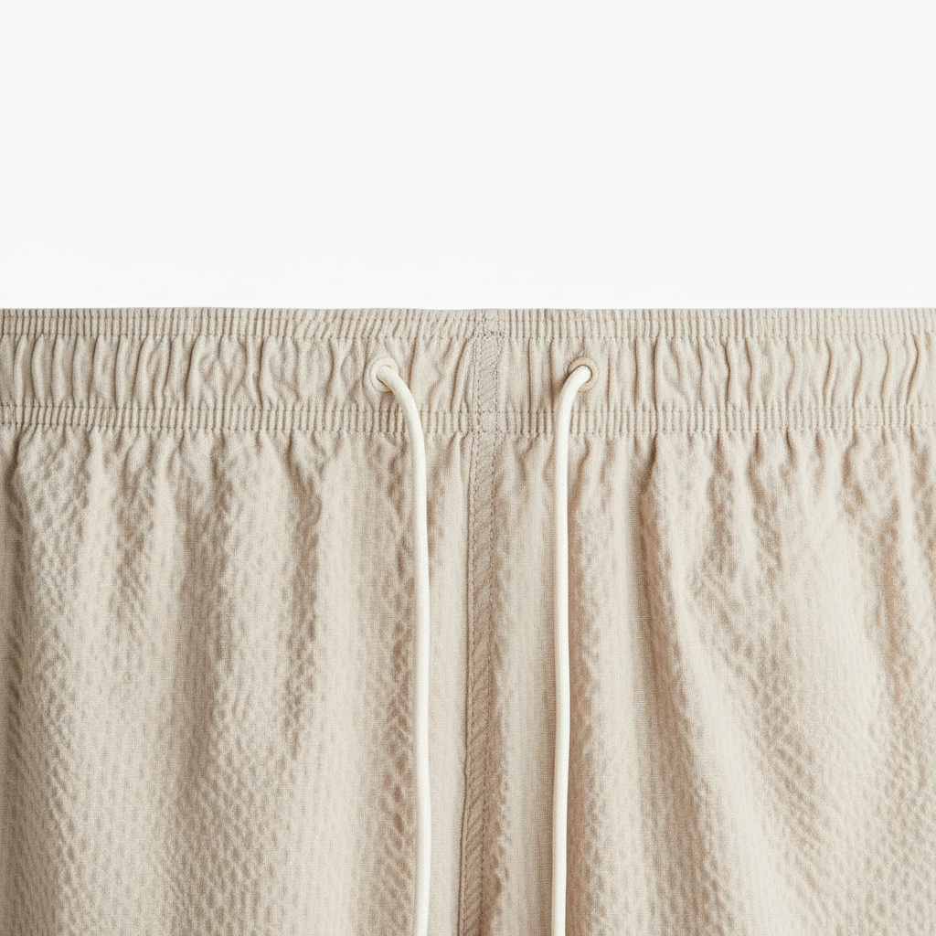 hm-mens-seersucker-swim-shorts-beige-drawstring-waistband-detail-1x1