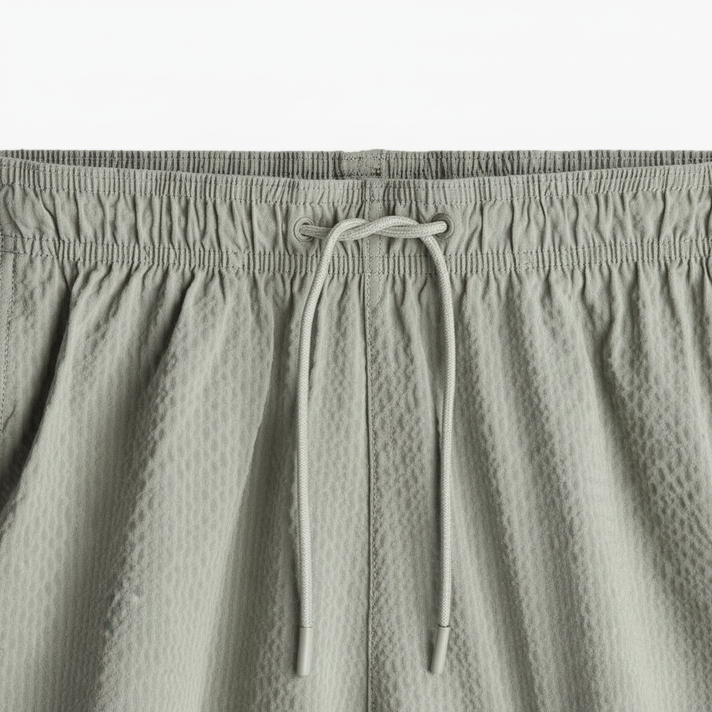 hm-mens-seersucker-swim-shorts-dusty-green-drawstring-waistband-detail-1x1