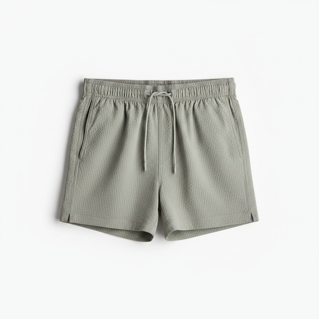hm-mens-seersucker-swim-shorts-dusty-green-front-flat-lay-padded-1x1