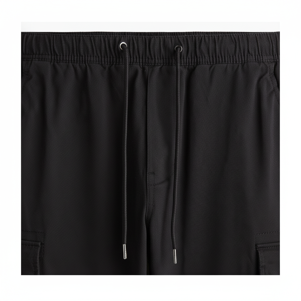 hm-mens-slim-fit-cargo-pants-black-drawstring-waistband-detail-1x1