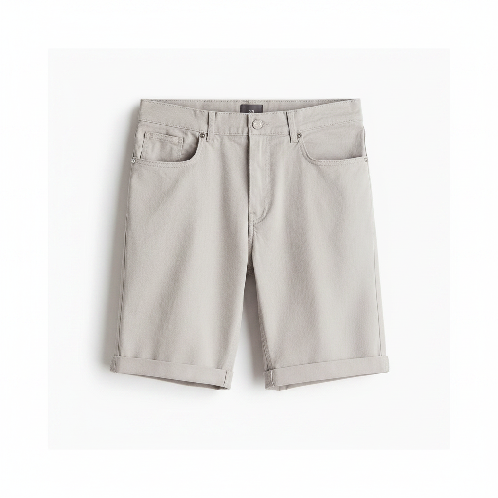 hm-mens-slim-fit-knee-length-cotton-twill-shorts-light-gray-front-flat-lay-padded-1x1