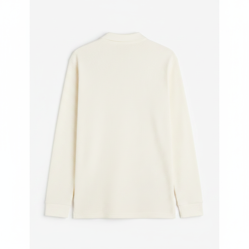 hm-mens-slim-fit-long-sleeve-waffled-polo-shirt-cream-back-flat-lay-padded-1x1