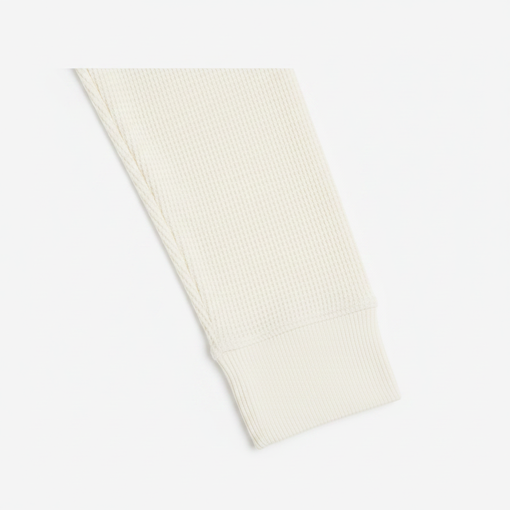 hm-mens-slim-fit-long-sleeve-waffled-polo-shirt-cream-sleeve-cuff-detail-padded-1x1