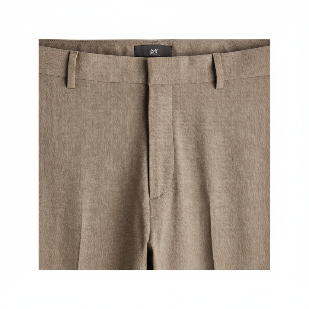 hm-mens-slim-fit-pants-taupe-melange-waistband-beltloop-detail-1x1