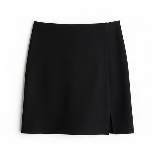 hm-womens-aline-mini-skirt-front-slit-black-front-flat-lay-padded-1x1
