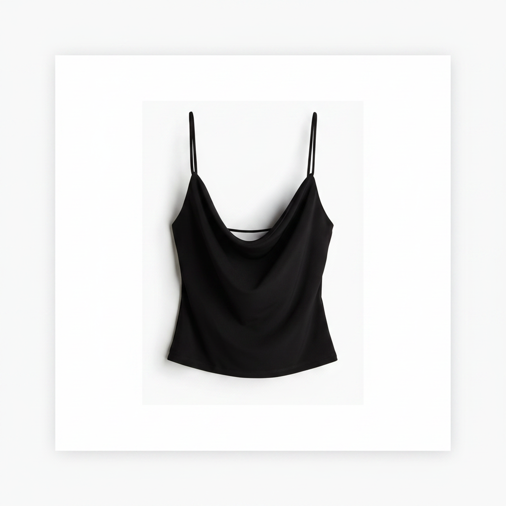 hm-womens-cowl-neck-camisole-top-black-m-front-flat-lay-padded-1x1