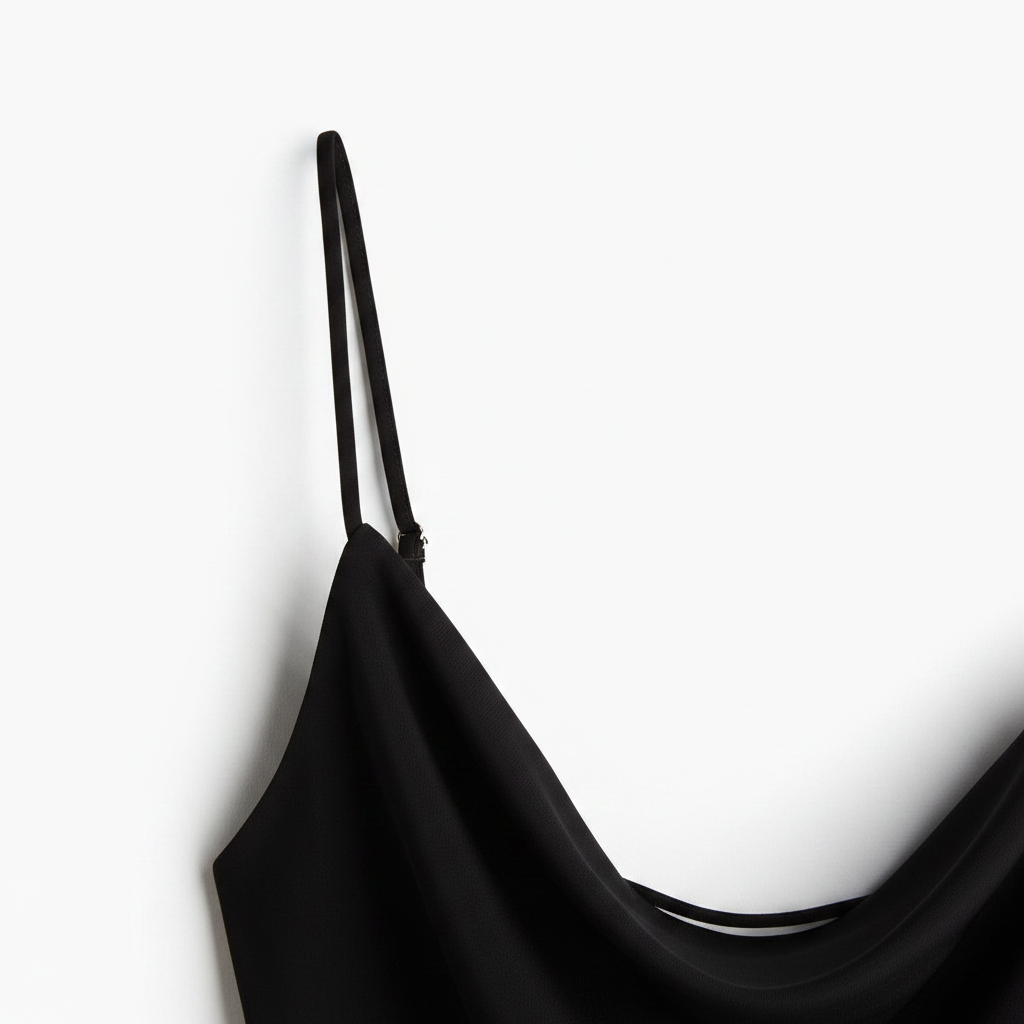 hm-womens-cowl-neck-camisole-top-black-m-strap-shoulder-detail-padded-1x1