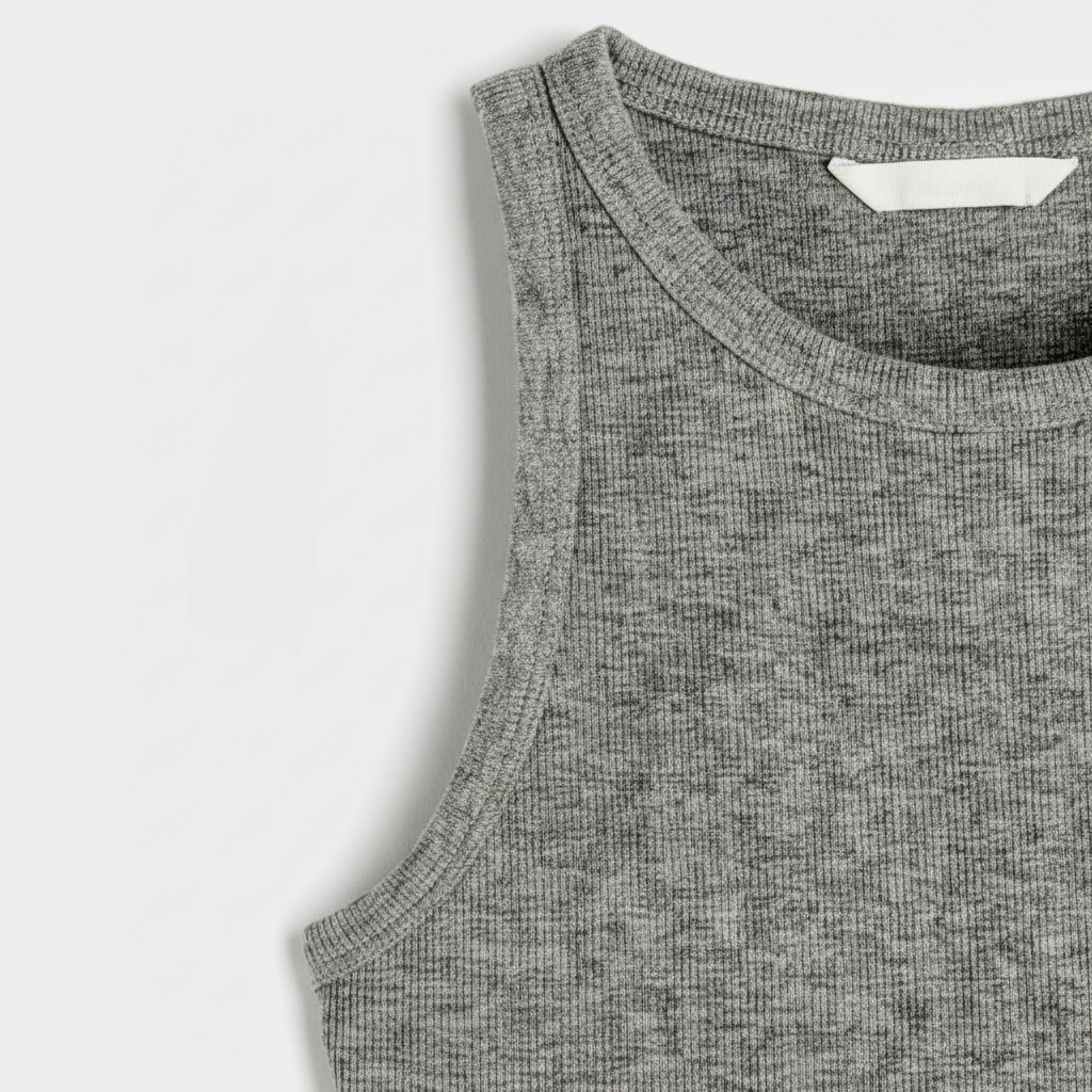 hm-womens-crop-tank-top-gray-melange-armhole-strap-detail-padded-1x1
