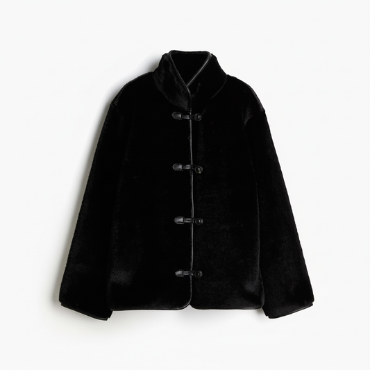 hm-womens-fluffy-jacket-black-xl-front-flat-lay-padded-1x1