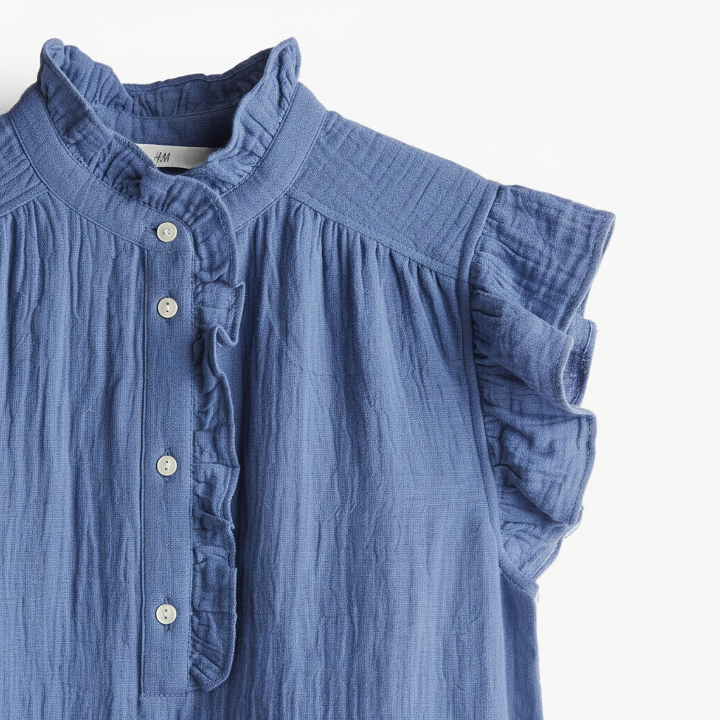 hm-womens-flutter-sleeve-muslin-blouse-dusty-blue-flutter-sleeve-ruffle-collar-detail-padded-1x1